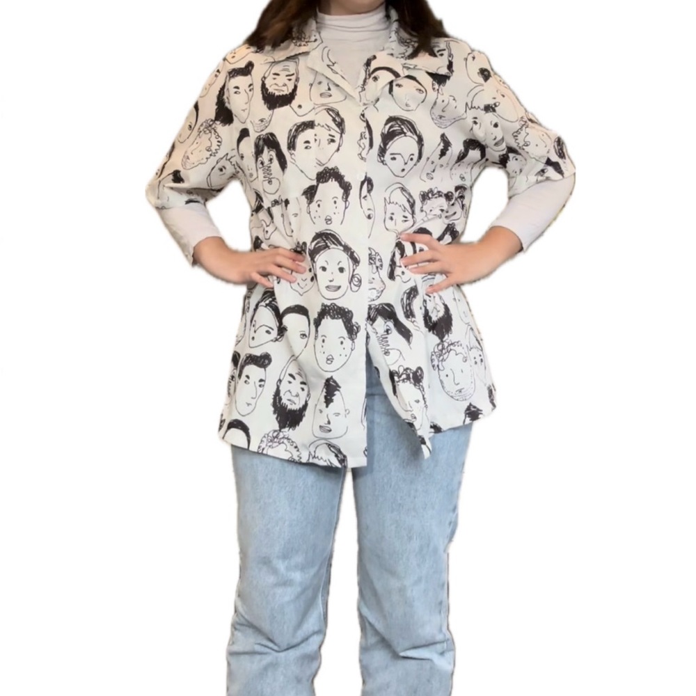 Art Faces Button Up! - image 3